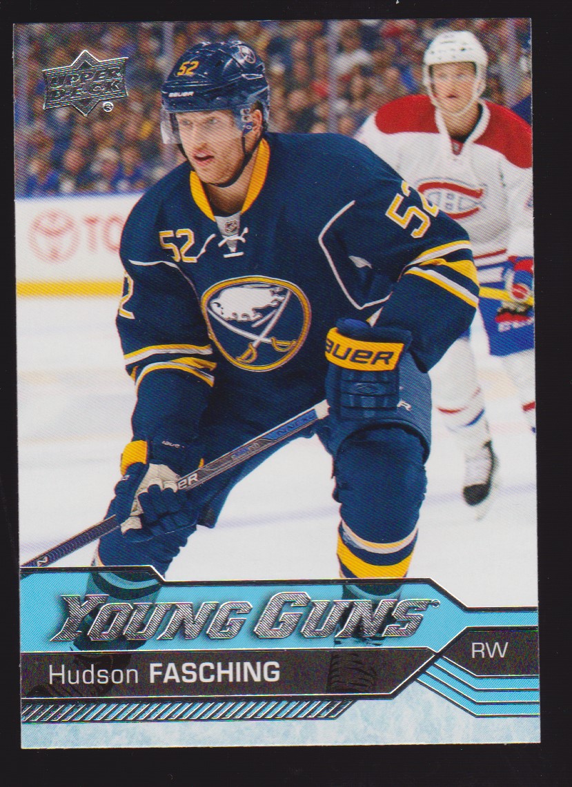 (image for) 2016-17 Upper Deck #242 Hudson Fasching YG RC